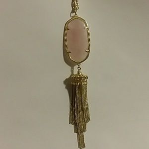 Kendra Scott Necklace, long chain, Tassle